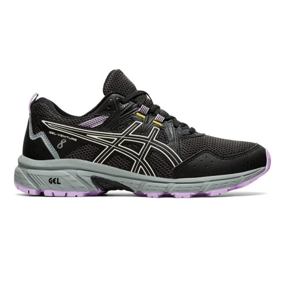 ASICS GEL-Venture 8 Running Shoes Women Size 7 Wide Black Ivory 1012A706-002 NWB - Picture 4 of 9